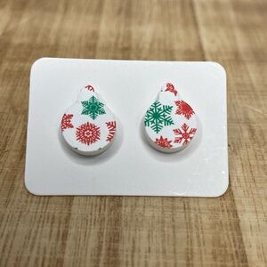 Festive Snowflake Earrings